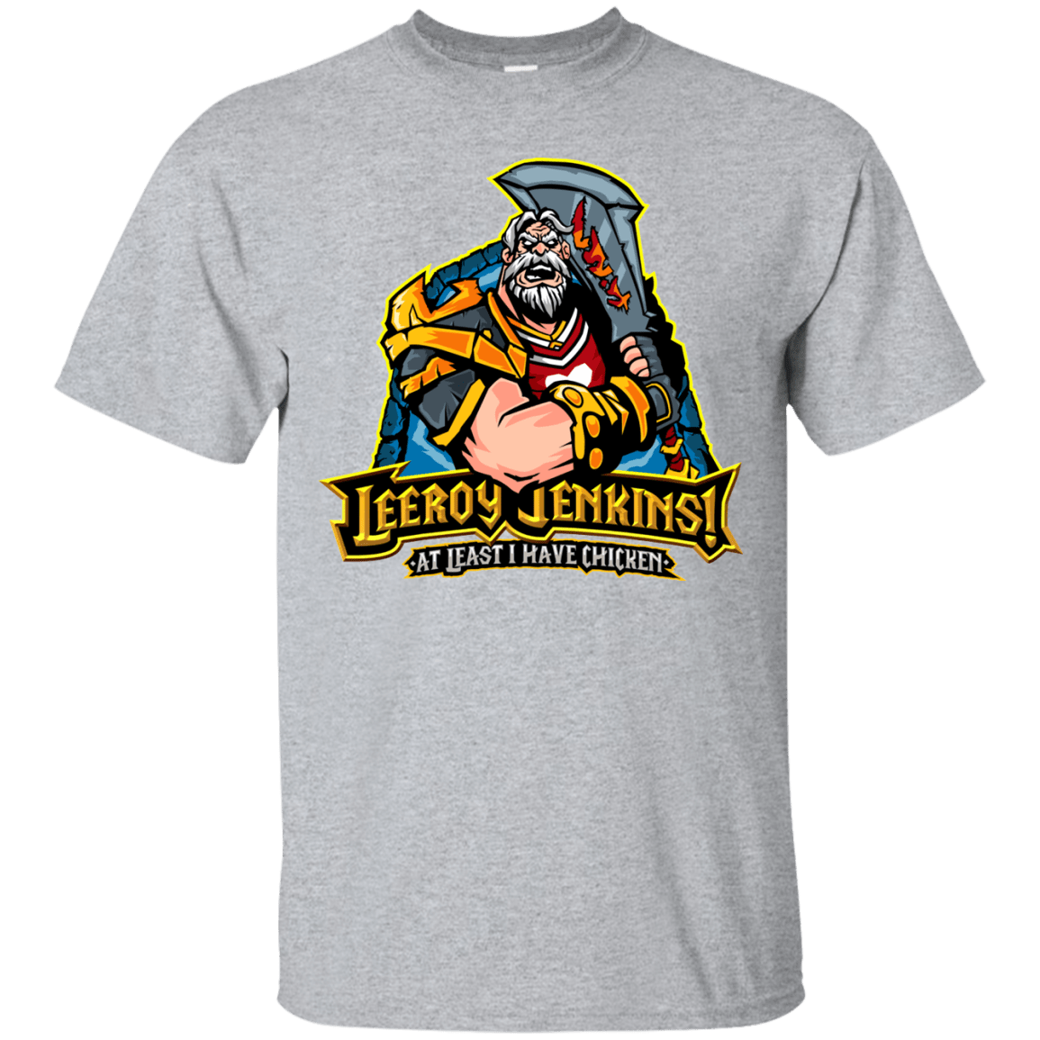 T-Shirts Sport Grey / Small Leeroy Jenkins T-Shirt