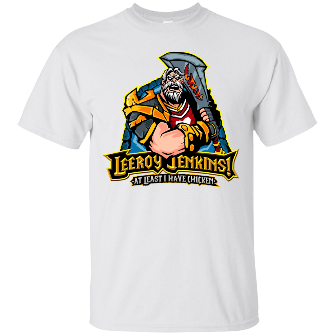 T-Shirts White / Small Leeroy Jenkins T-Shirt