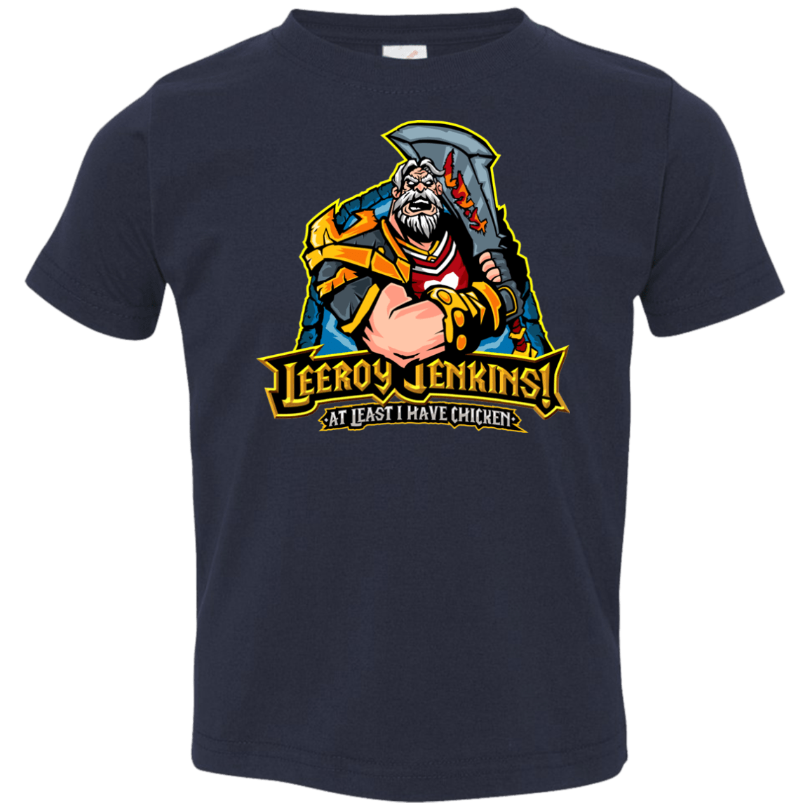 T-Shirts Navy / 2T Leeroy Jenkins Toddler Premium T-Shirt