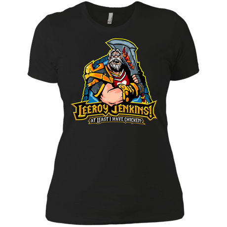 T-Shirts Black / X-Small Leeroy Jenkins Women's Premium T-Shirt