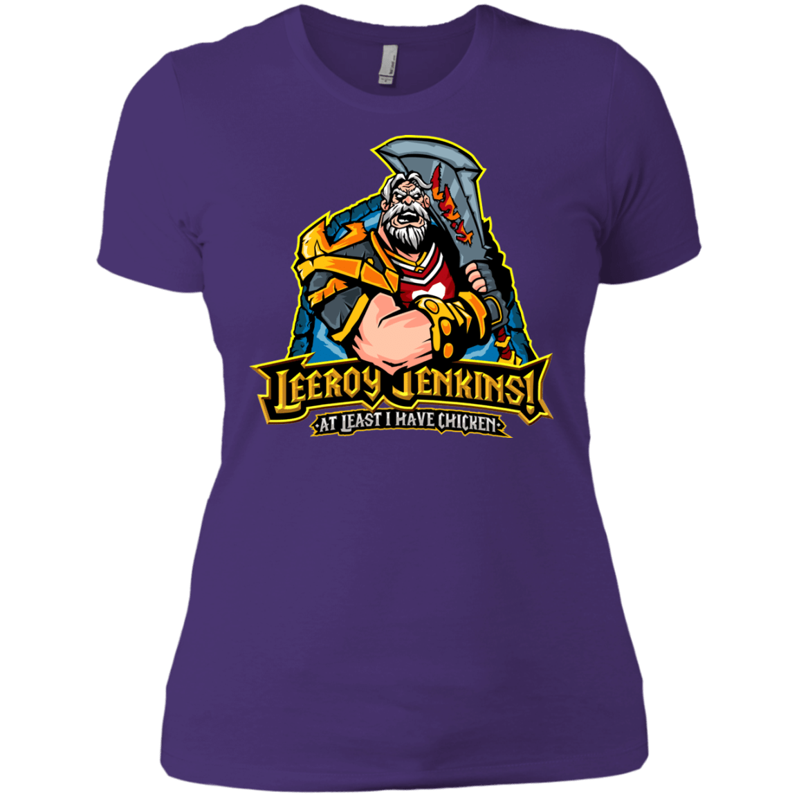 T-Shirts Purple / X-Small Leeroy Jenkins Women's Premium T-Shirt
