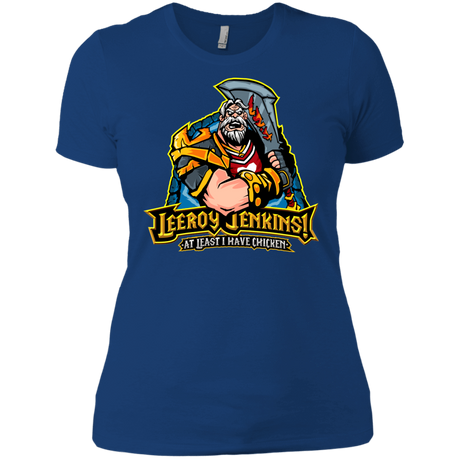 T-Shirts Royal / X-Small Leeroy Jenkins Women's Premium T-Shirt