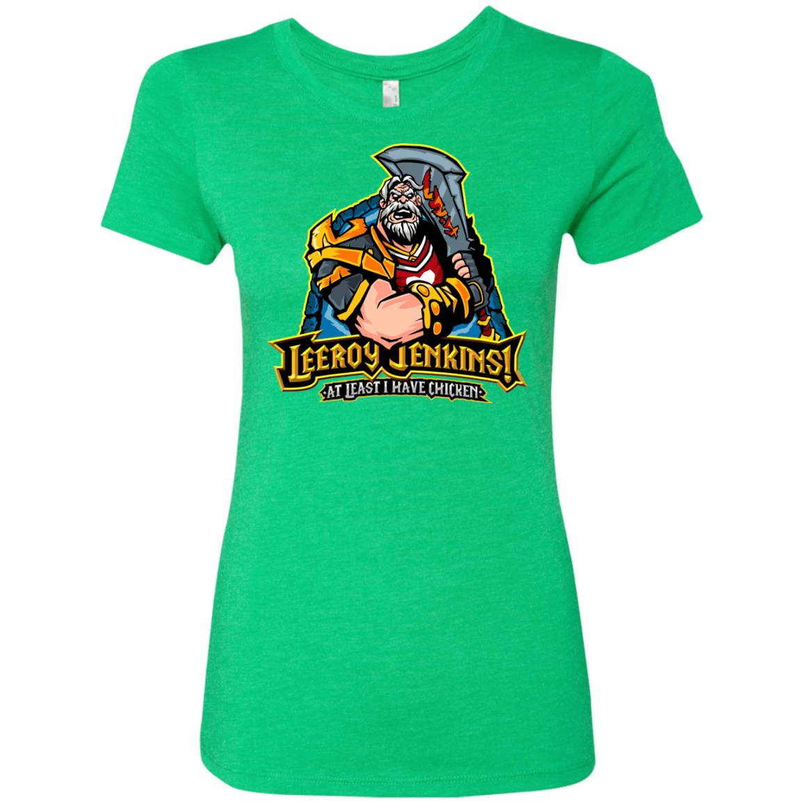 T-Shirts Envy / Small Leeroy Jenkins Women's Triblend T-Shirt