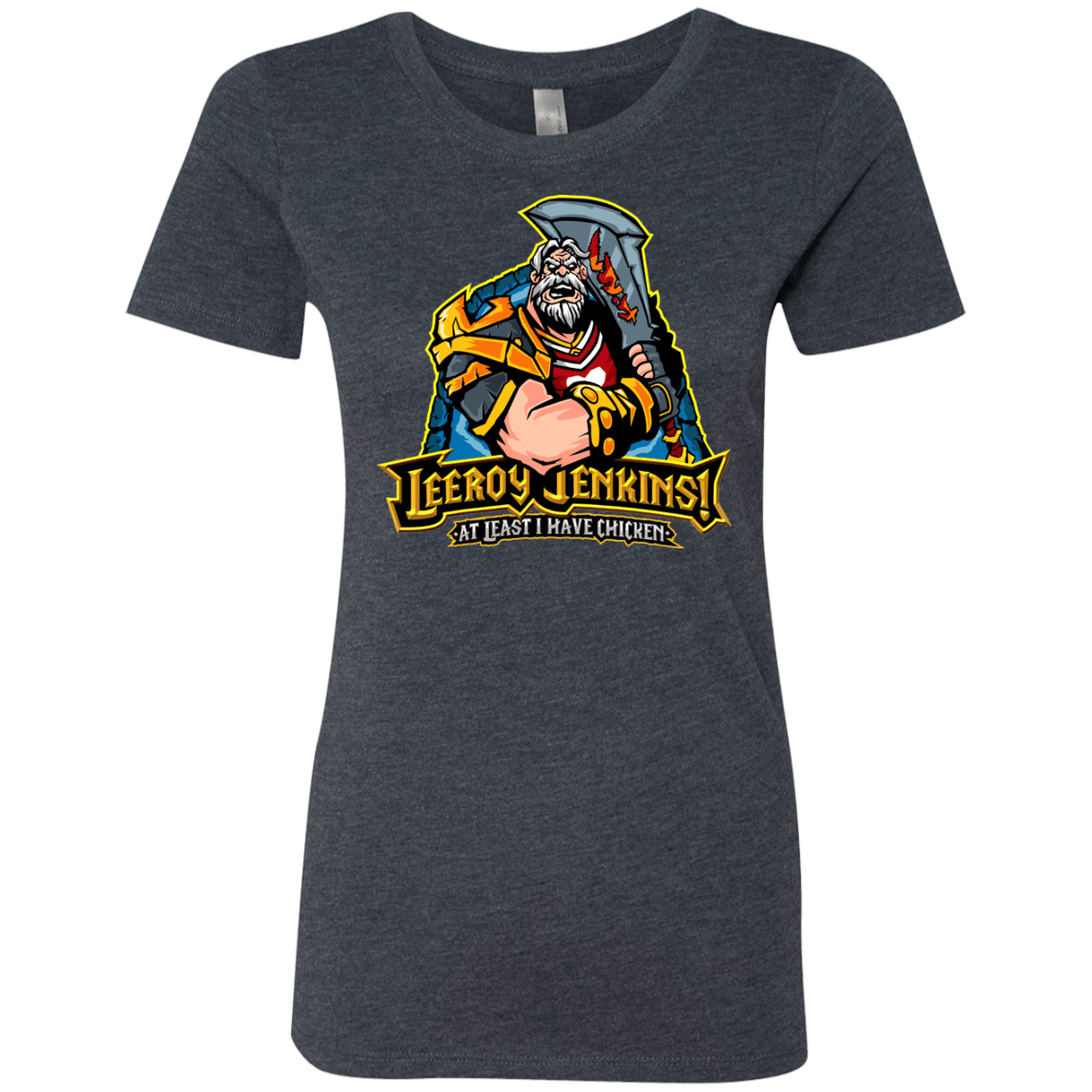 T-Shirts Vintage Navy / Small Leeroy Jenkins Women's Triblend T-Shirt