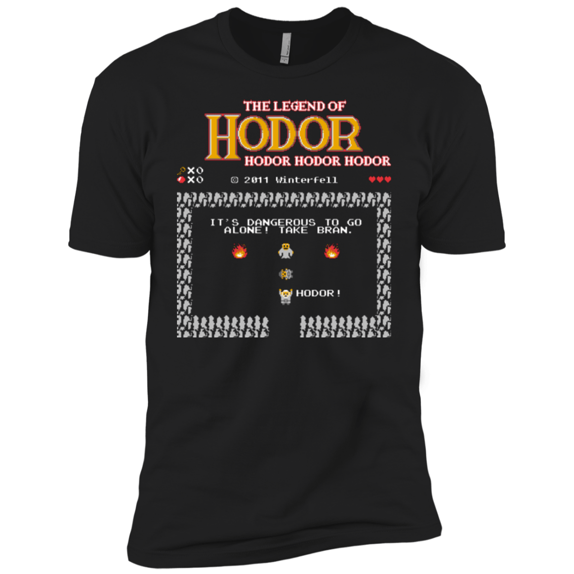 T-Shirts Black / YXS Legend of Hodor Boys Premium T-Shirt