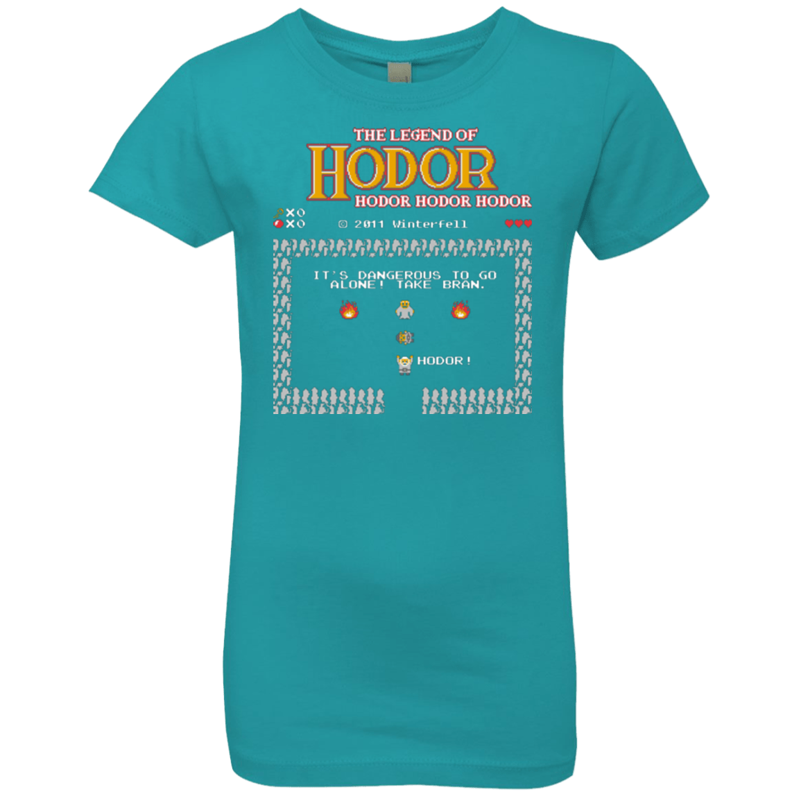 T-Shirts Tahiti Blue / YXS Legend of Hodor Girls Premium T-Shirt