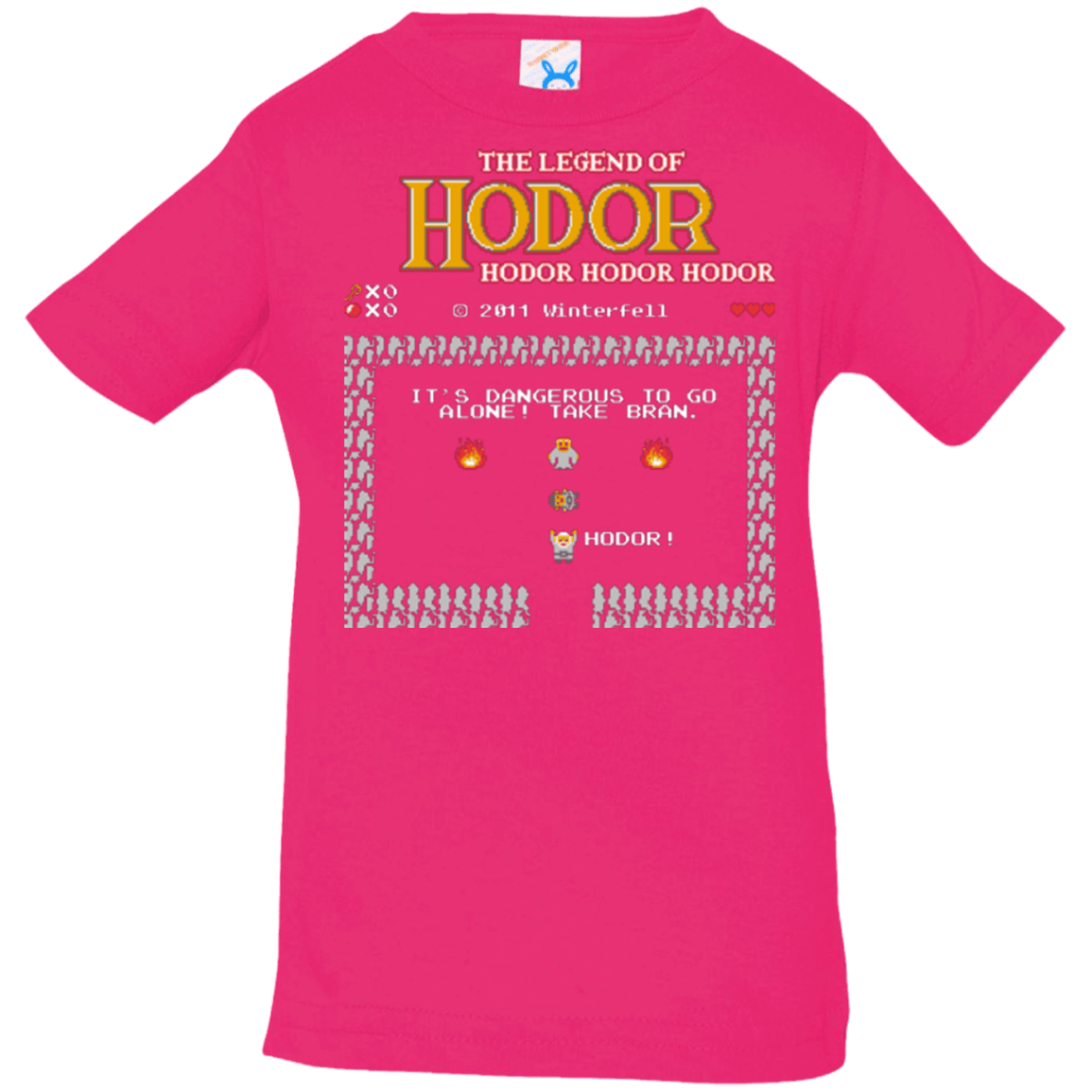 T-Shirts Hot Pink / 6 Months Legend of Hodor Infant Premium T-Shirt