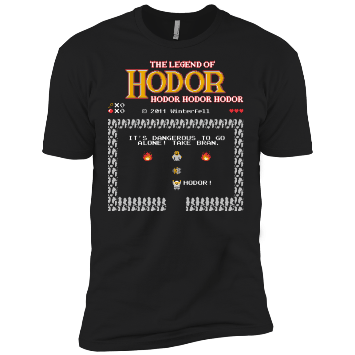 T-Shirts Black / X-Small Legend of Hodor Men's Premium T-Shirt