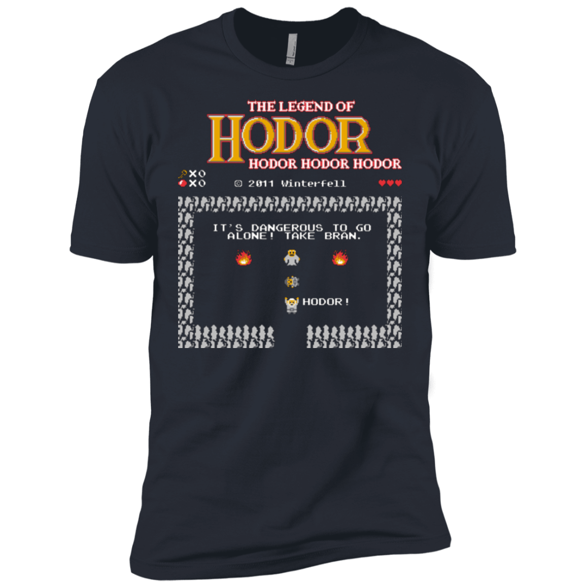 T-Shirts Indigo / X-Small Legend of Hodor Men's Premium T-Shirt