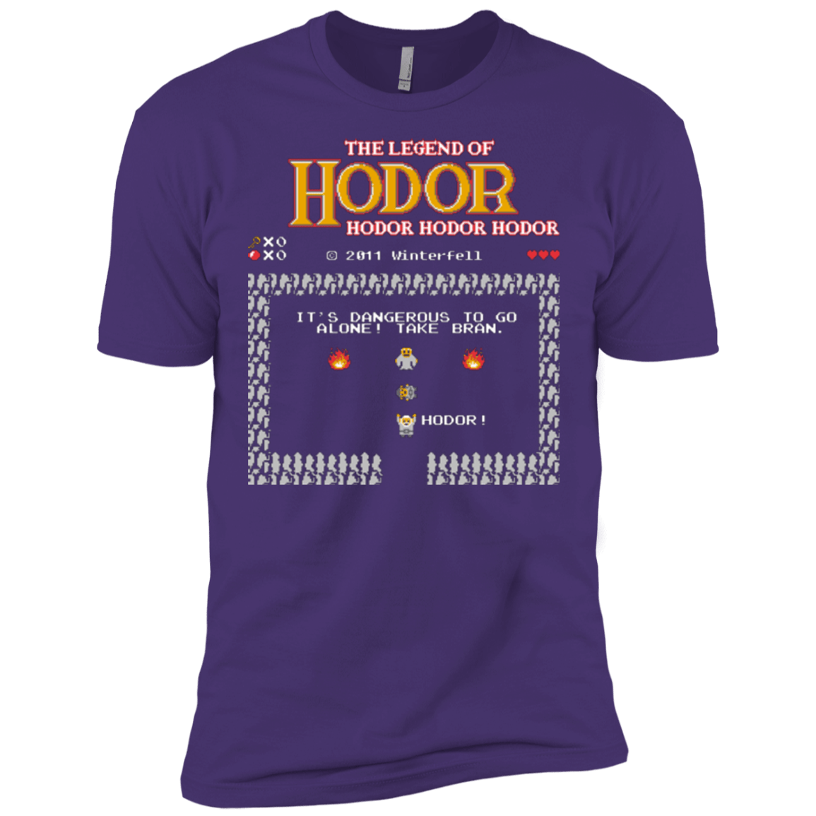 T-Shirts Purple / X-Small Legend of Hodor Men's Premium T-Shirt