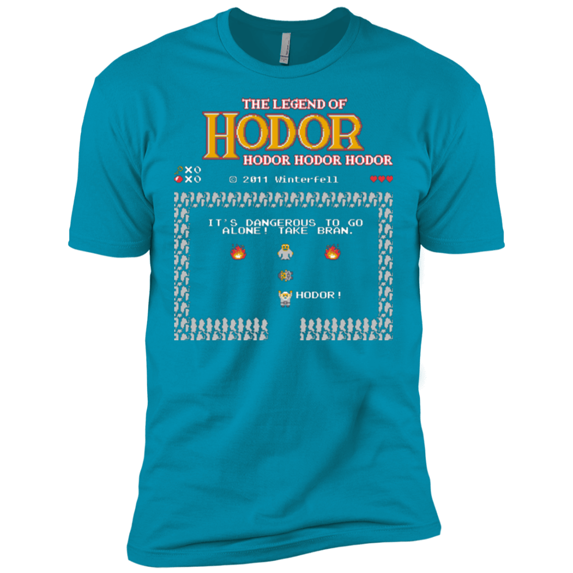 T-Shirts Turquoise / X-Small Legend of Hodor Men's Premium T-Shirt