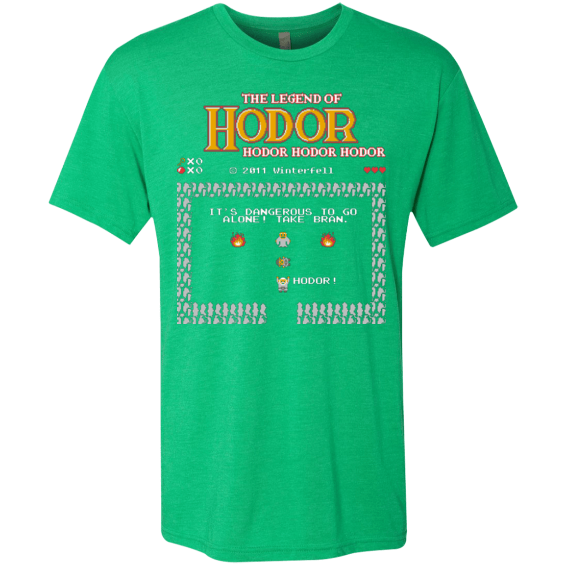 T-Shirts Envy / Small Legend of Hodor Men's Triblend T-Shirt