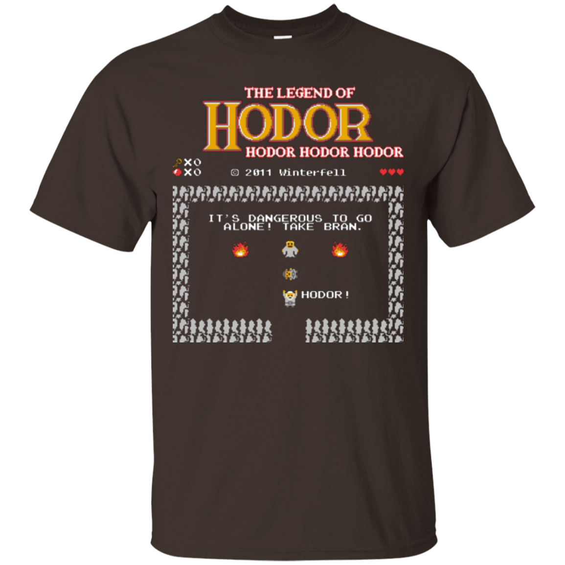 T-Shirts Dark Chocolate / Small Legend of Hodor T-Shirt