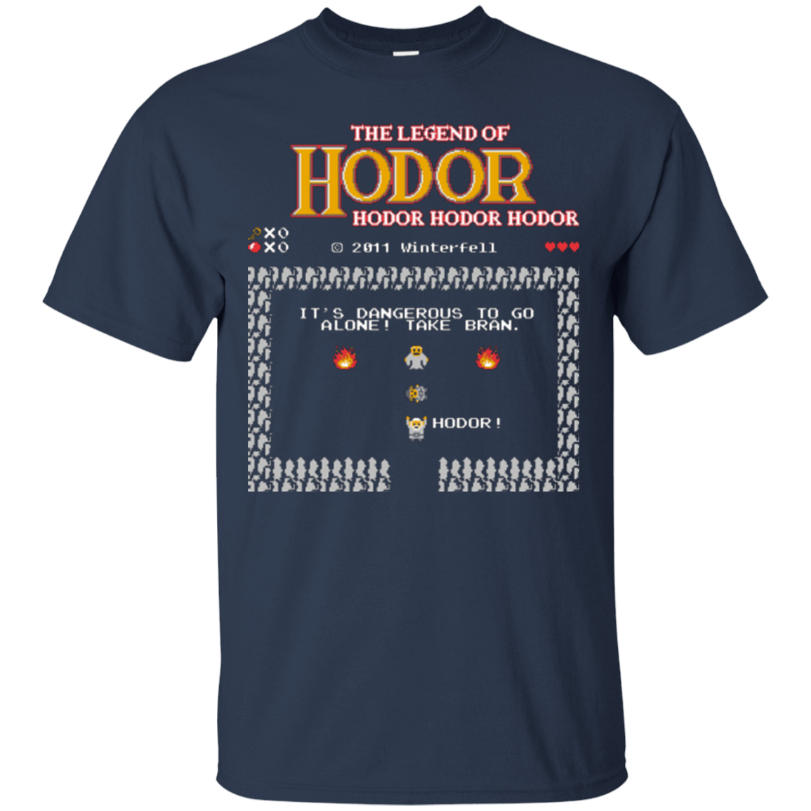 T-Shirts Navy / Small Legend of Hodor T-Shirt