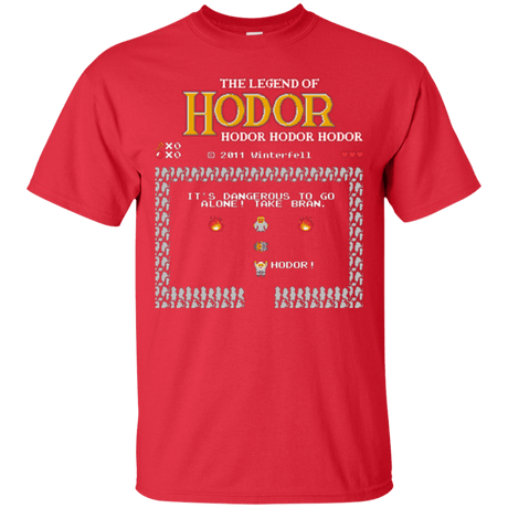 T-Shirts Red / Small Legend of Hodor T-Shirt