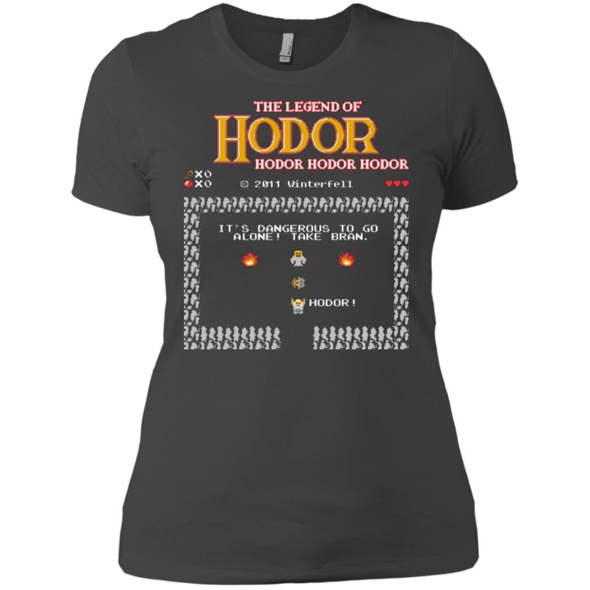 T-Shirts Heavy Metal / X-Small Legend of Hodor Women's Premium T-Shirt
