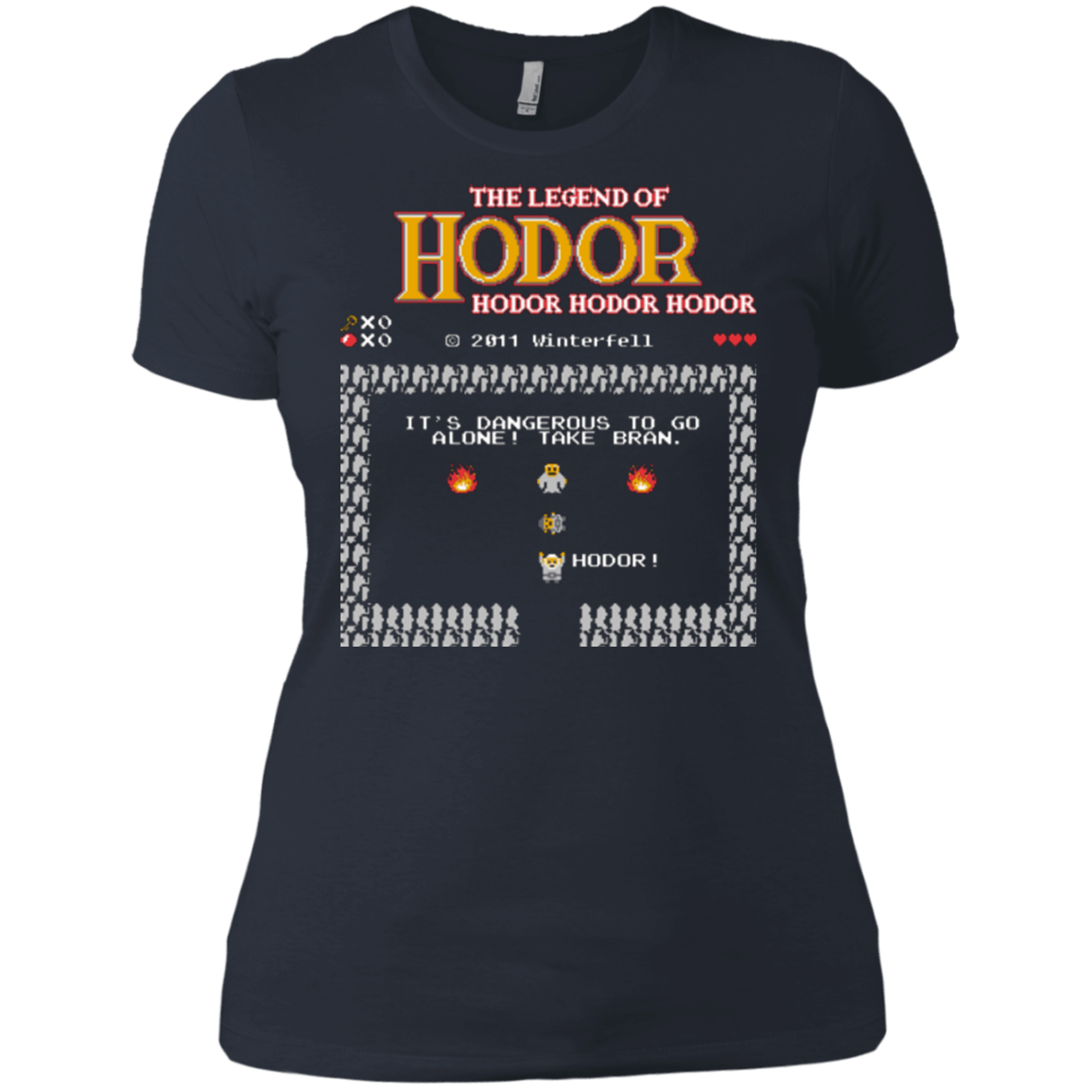 T-Shirts Indigo / X-Small Legend of Hodor Women's Premium T-Shirt
