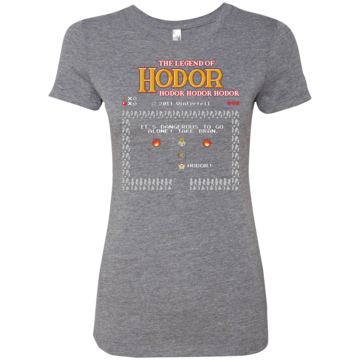 T-Shirts Premium Heather / Small Legend of Hodor Women's Triblend T-Shirt
