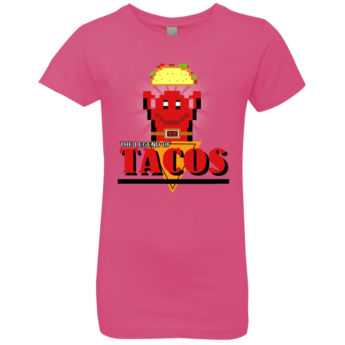 T-Shirts Hot Pink / YXS Legend of Tacos Girls Premium T-Shirt