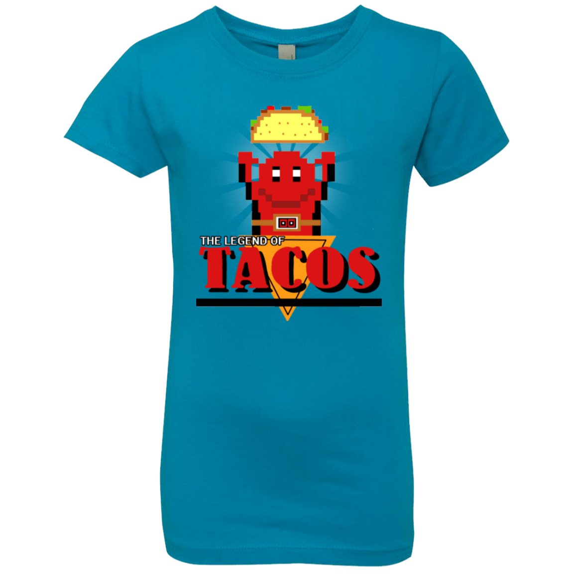 T-Shirts Turquoise / YXS Legend of Tacos Girls Premium T-Shirt