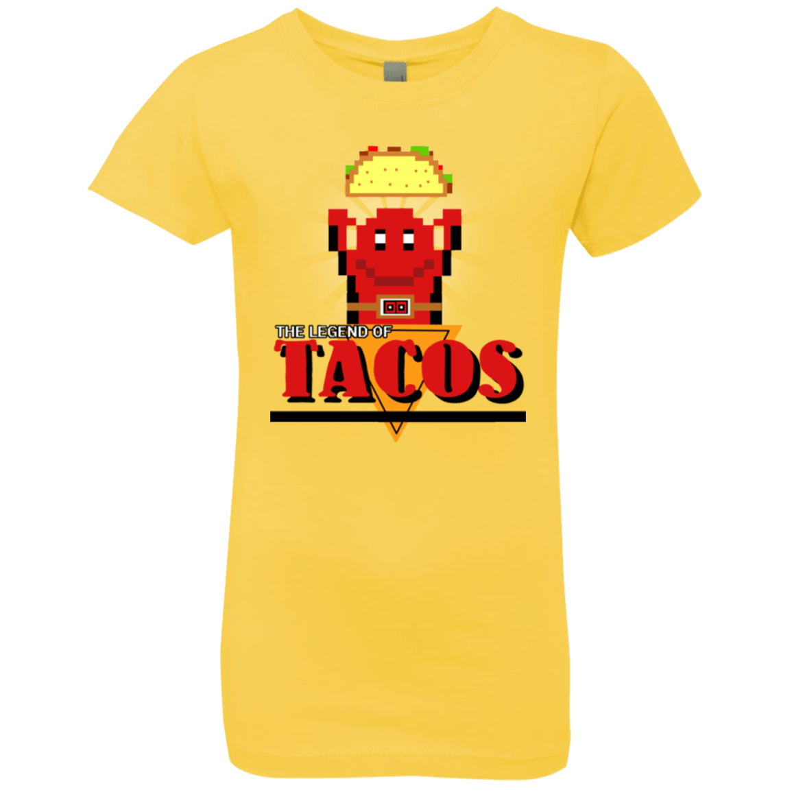 T-Shirts Vibrant Yellow / YXS Legend of Tacos Girls Premium T-Shirt