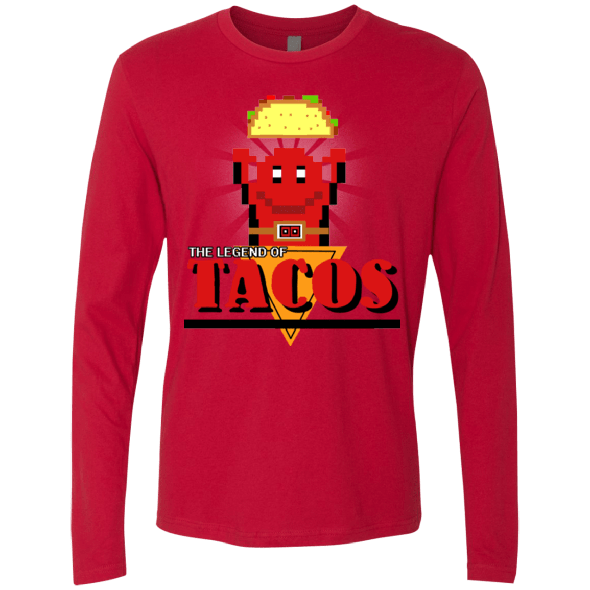 T-Shirts Red / Small Legend of Tacos Men's Premium Long Sleeve