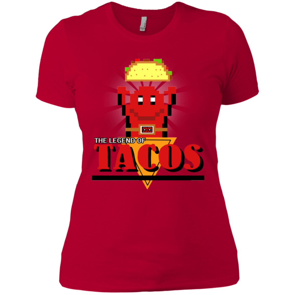 T-Shirts Red / X-Small Legend of Tacos Women's Premium T-Shirt