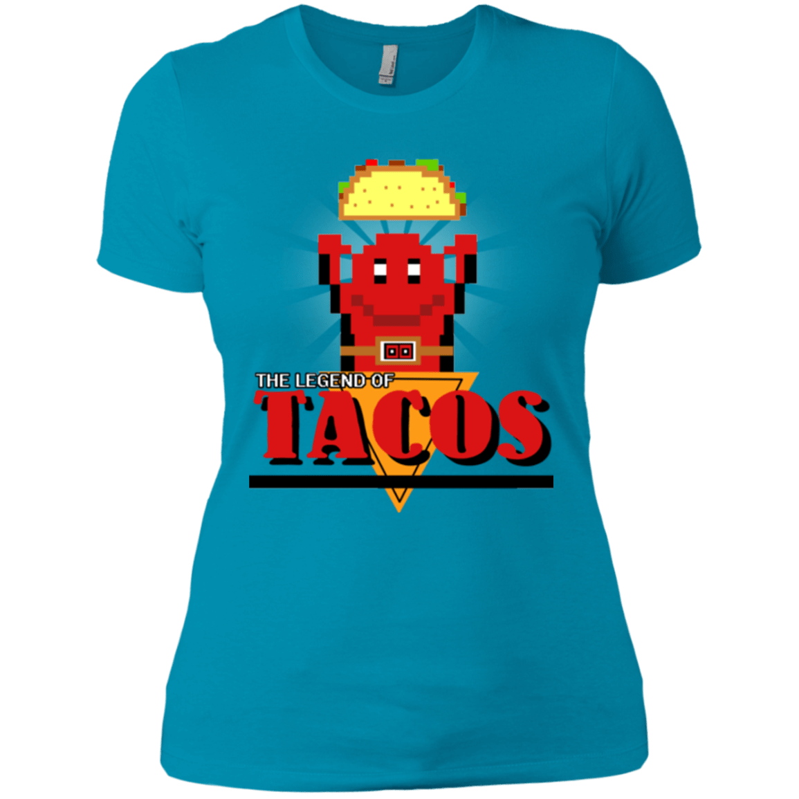 T-Shirts Turquoise / X-Small Legend of Tacos Women's Premium T-Shirt