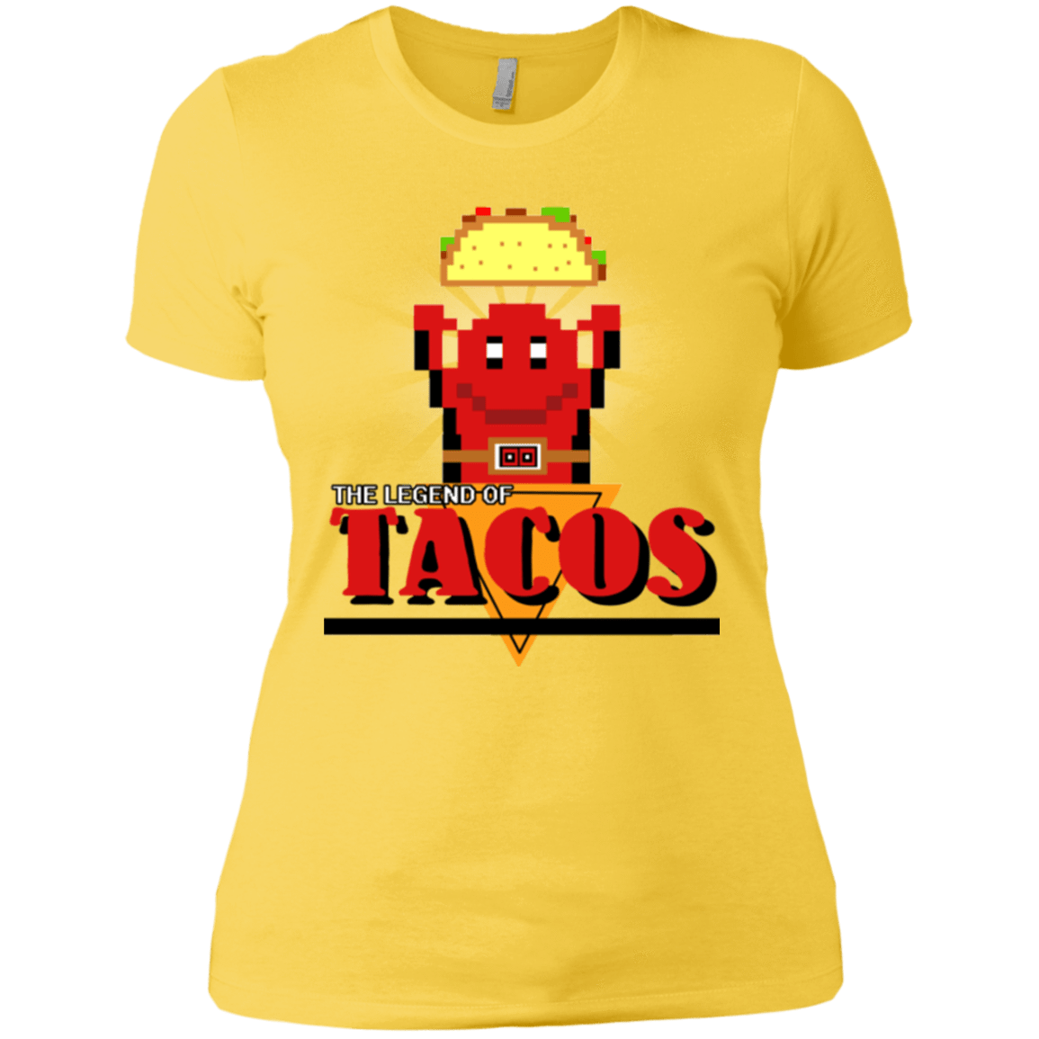 T-Shirts Vibrant Yellow / X-Small Legend of Tacos Women's Premium T-Shirt