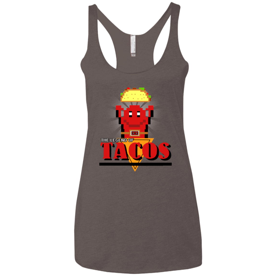 T-Shirts Macchiato / X-Small Legend of Tacos Women's Triblend Racerback Tank