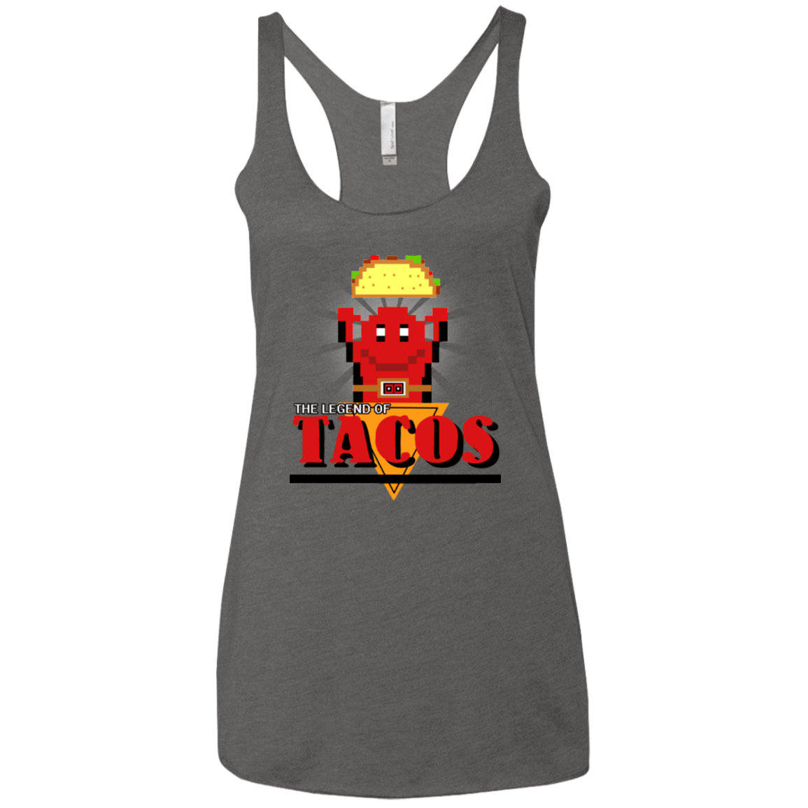 T-Shirts Premium Heather / X-Small Legend of Tacos Women's Triblend Racerback Tank