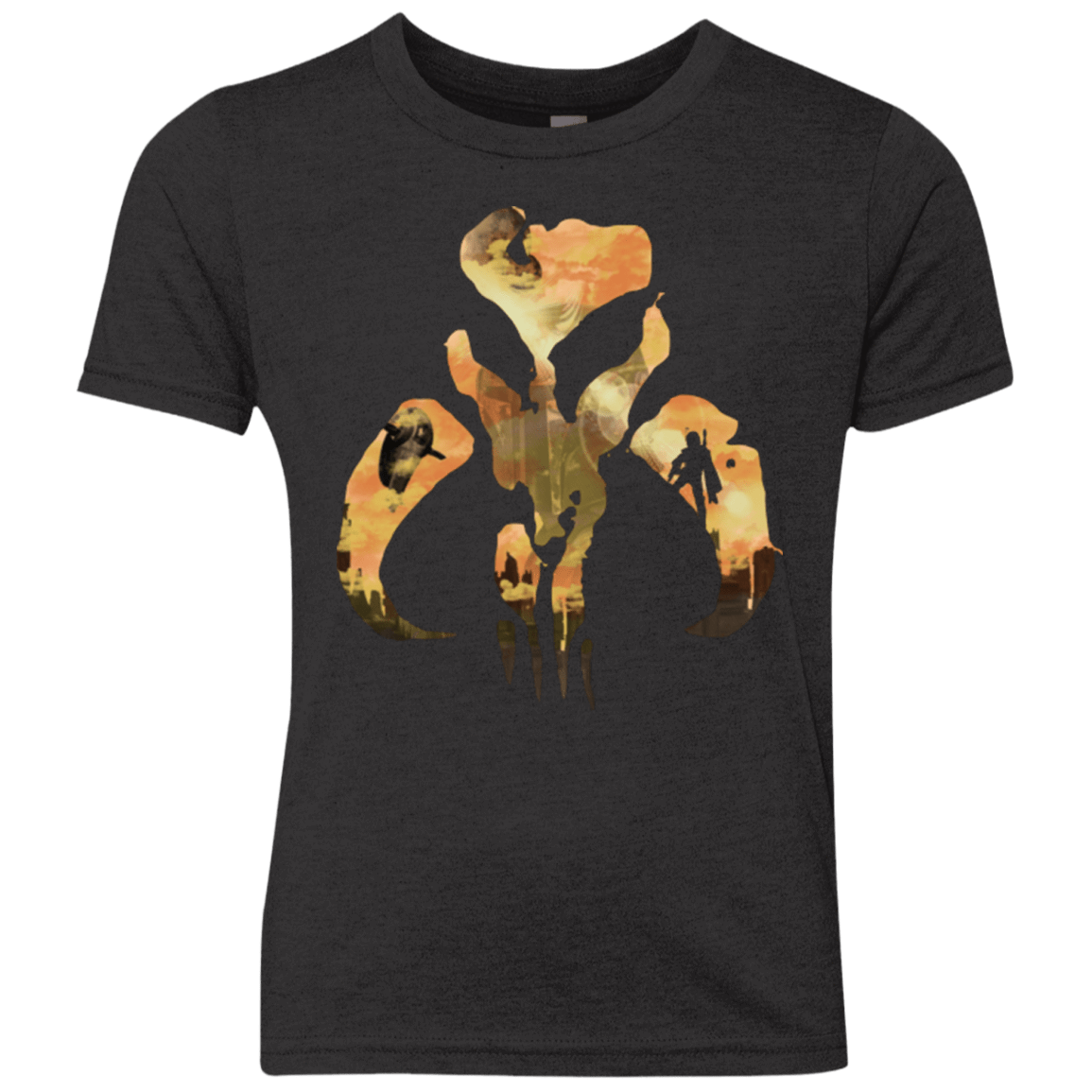 T-Shirts Vintage Black / YXS Legend of The Bounty Hunter Youth Triblend T-Shirt