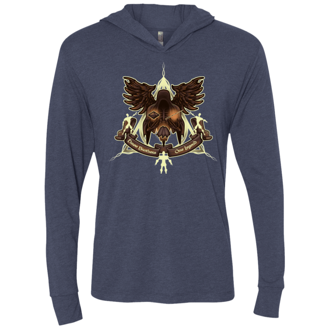 T-Shirts Vintage Navy / X-Small LEGEND Triblend Long Sleeve Hoodie Tee