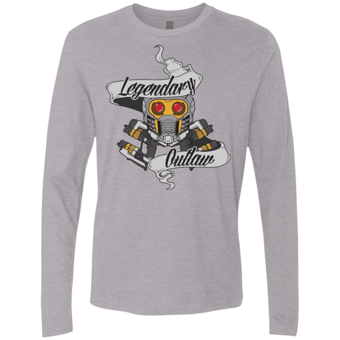 T-Shirts Heather Grey / Small Legendary Outlaw Men's Premium Long Sleeve