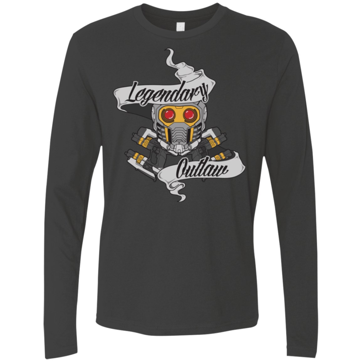 T-Shirts Heavy Metal / Small Legendary Outlaw Men's Premium Long Sleeve