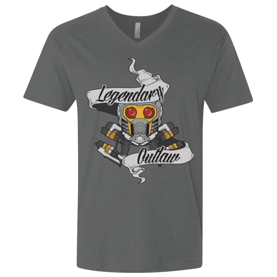 T-Shirts Heavy Metal / X-Small Legendary Outlaw Men's Premium V-Neck