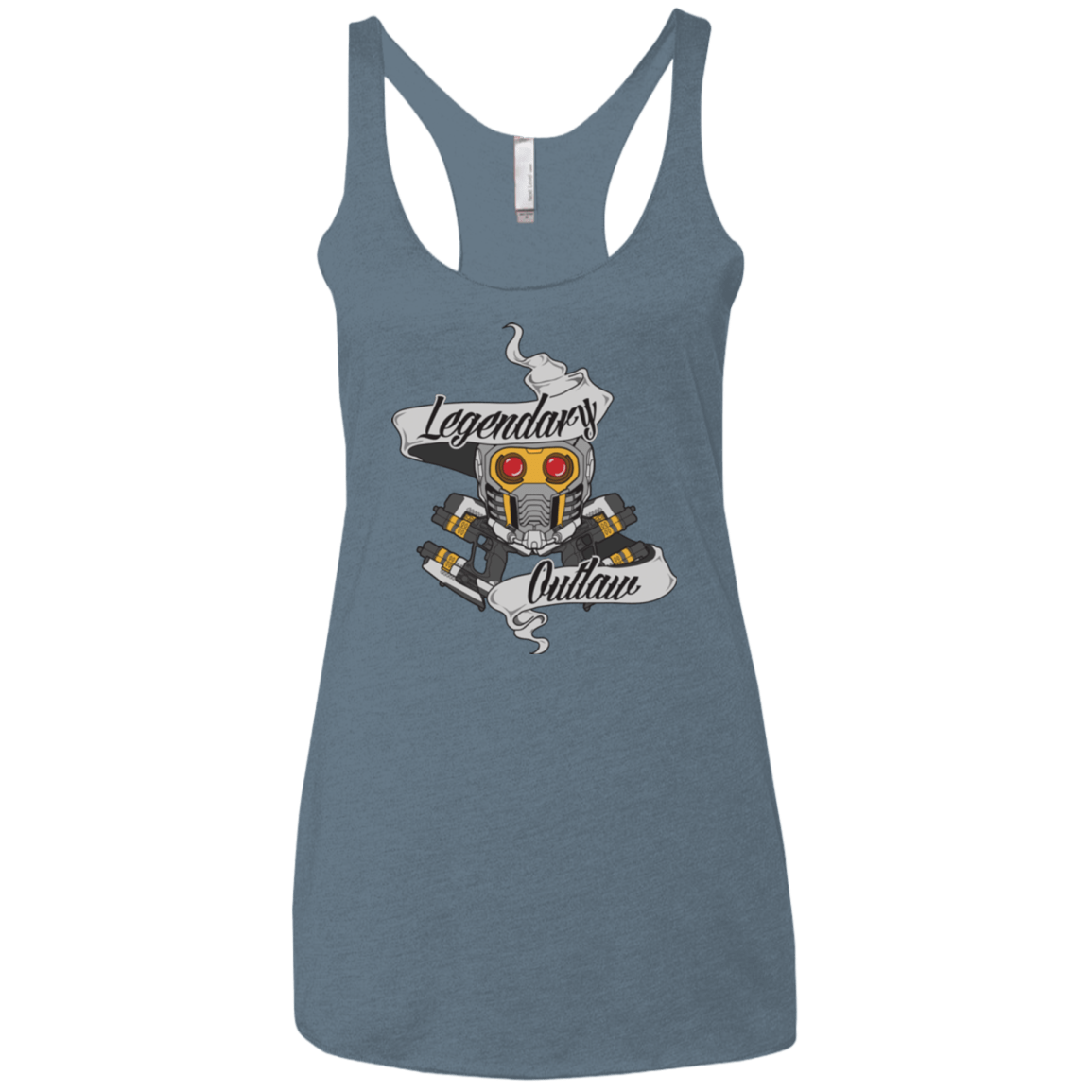 T-Shirts Indigo / X-Small Legendary Outlaw Women's Triblend Racerback Tank