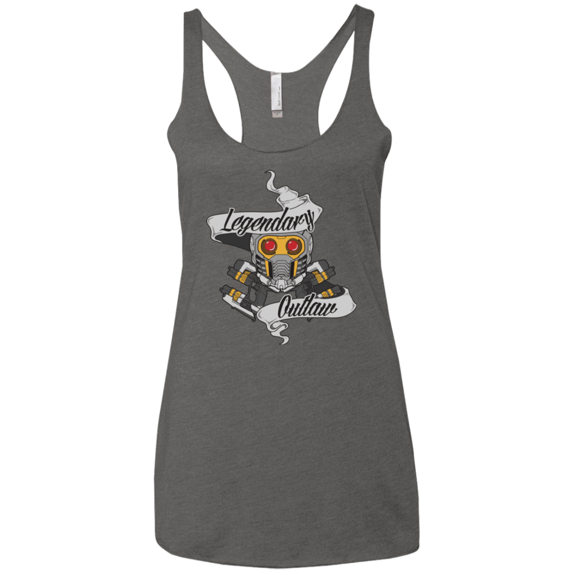 T-Shirts Premium Heather / X-Small Legendary Outlaw Women's Triblend Racerback Tank