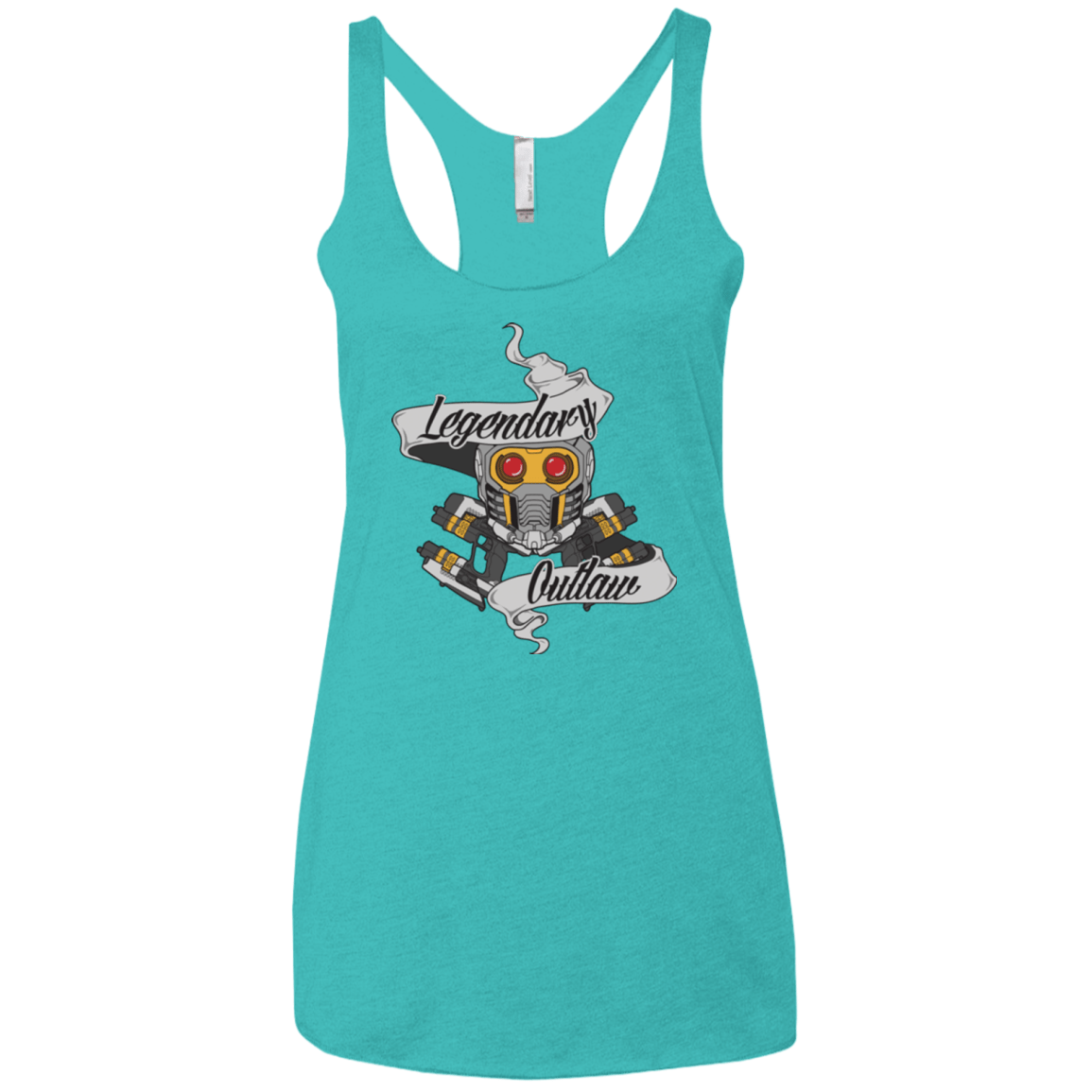 T-Shirts Tahiti Blue / X-Small Legendary Outlaw Women's Triblend Racerback Tank