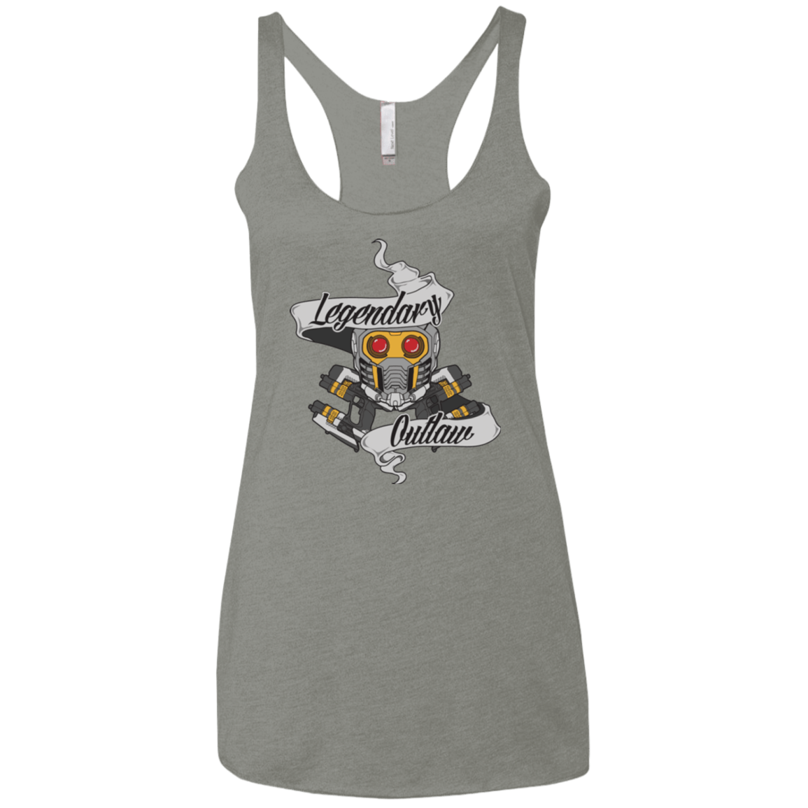 T-Shirts Venetian Grey / X-Small Legendary Outlaw Women's Triblend Racerback Tank