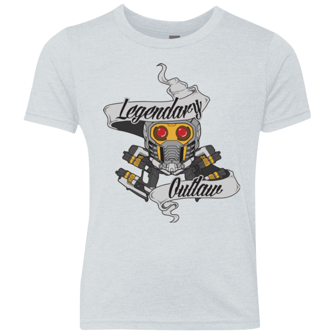 T-Shirts Heather White / YXS Legendary Outlaw Youth Triblend T-Shirt