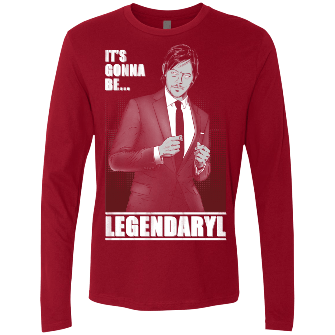 T-Shirts Cardinal / Small Legendaryl Men's Premium Long Sleeve