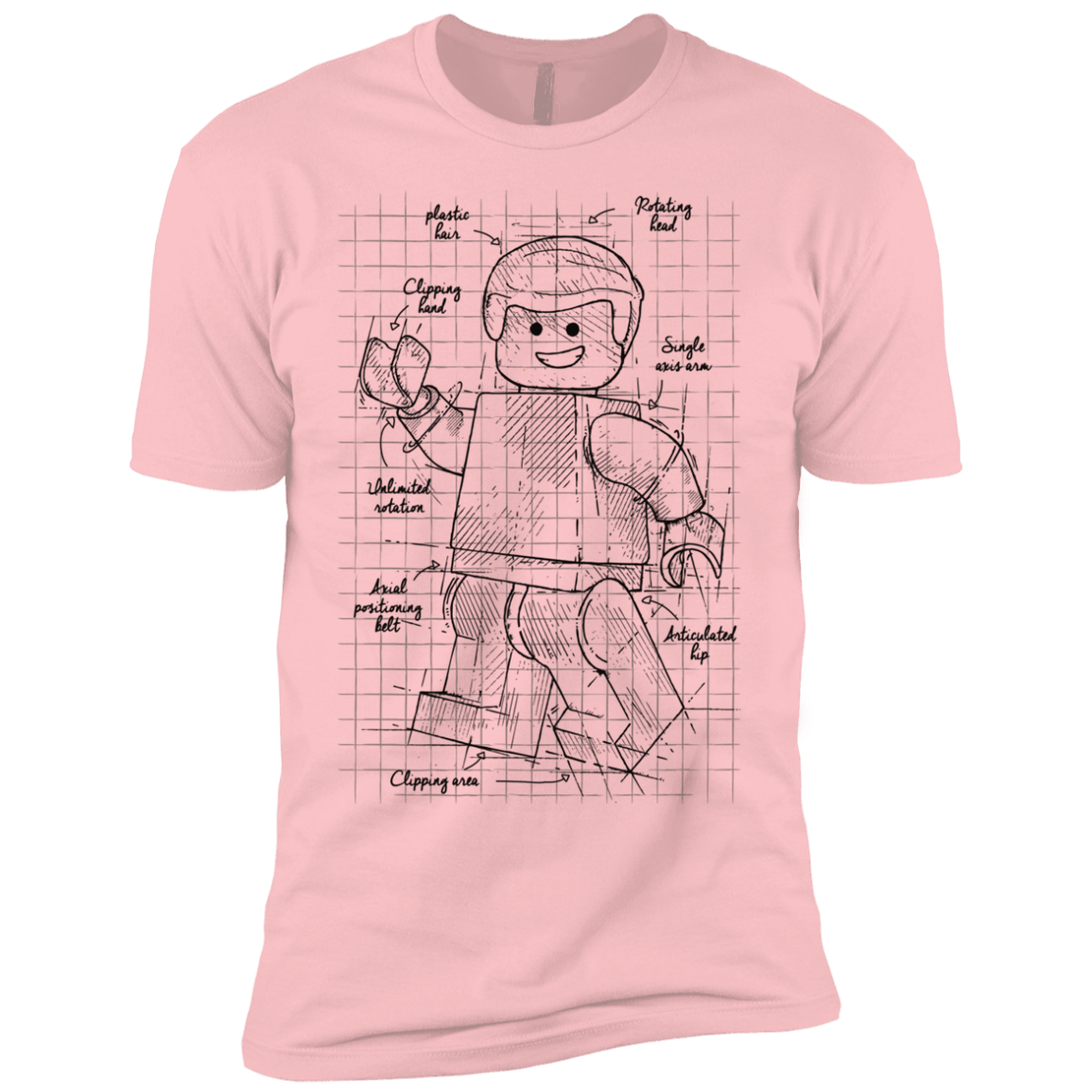 T-Shirts Light Pink / YXS Lego Plan Boys Premium T-Shirt