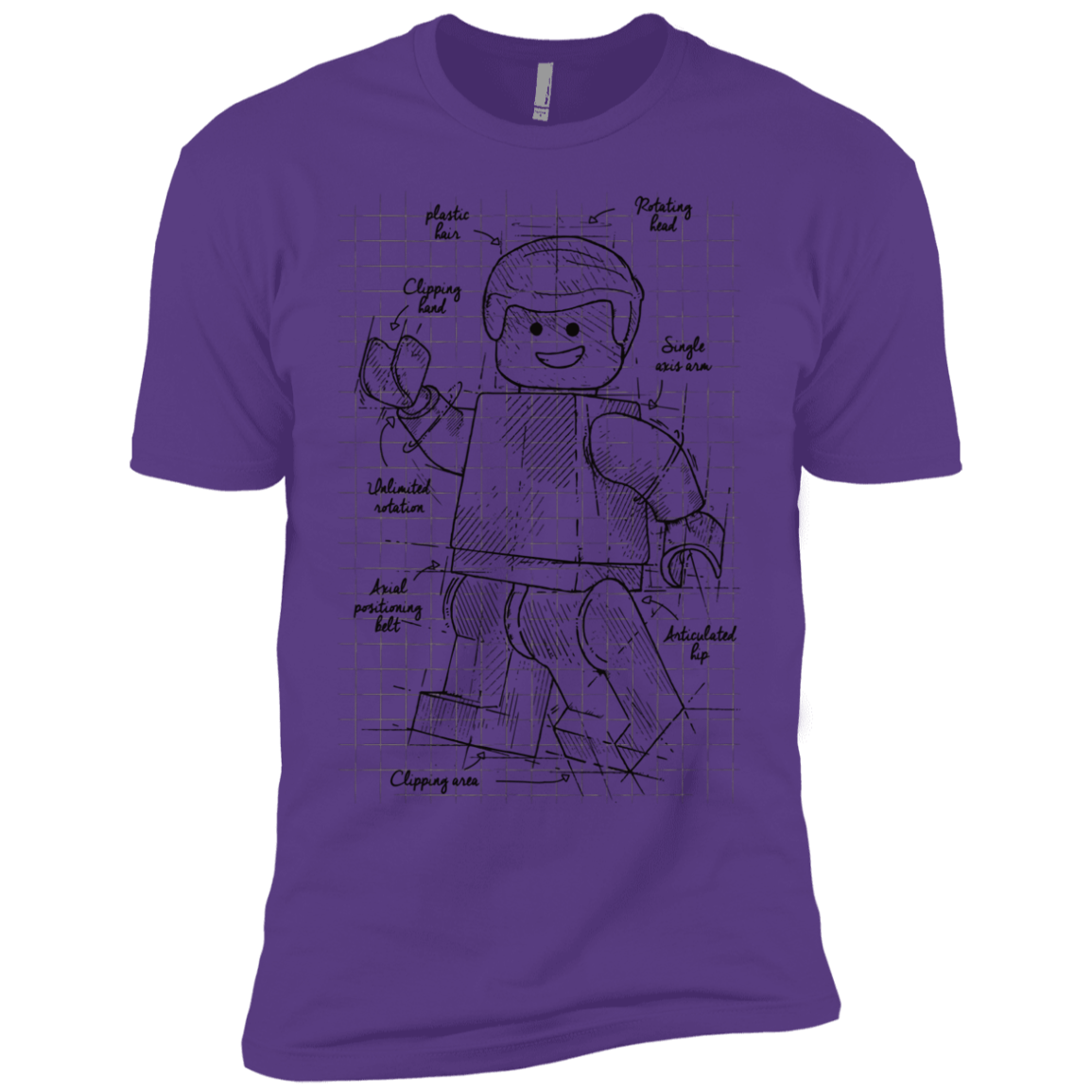 T-Shirts Purple Rush / YXS Lego Plan Boys Premium T-Shirt