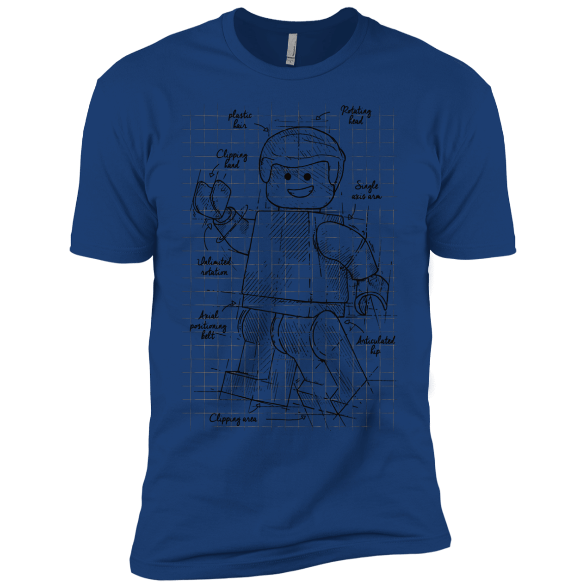 T-Shirts Royal / YXS Lego Plan Boys Premium T-Shirt