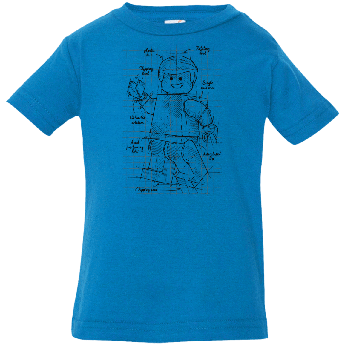 T-Shirts Cobalt / 6 Months Lego Plan Infant Premium T-Shirt