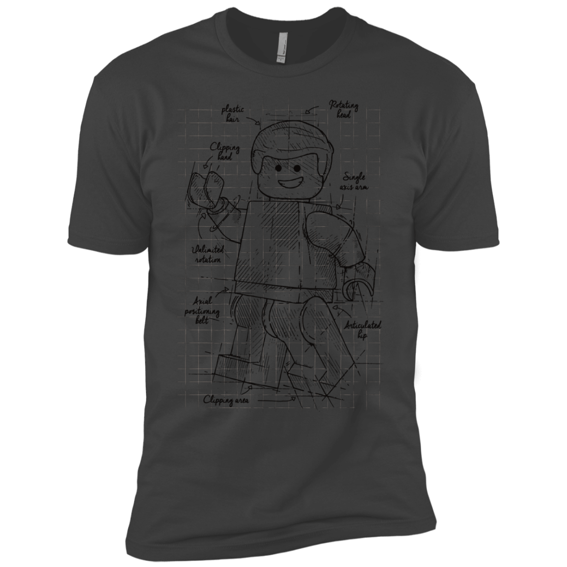 T-Shirts Heavy Metal / X-Small Lego Plan Men's Premium T-Shirt