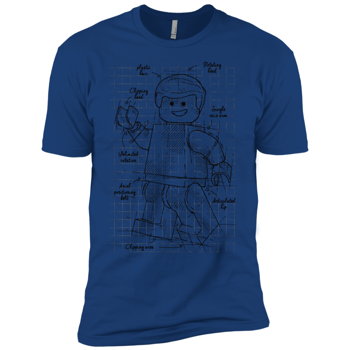 T-Shirts Royal / X-Small Lego Plan Men's Premium T-Shirt