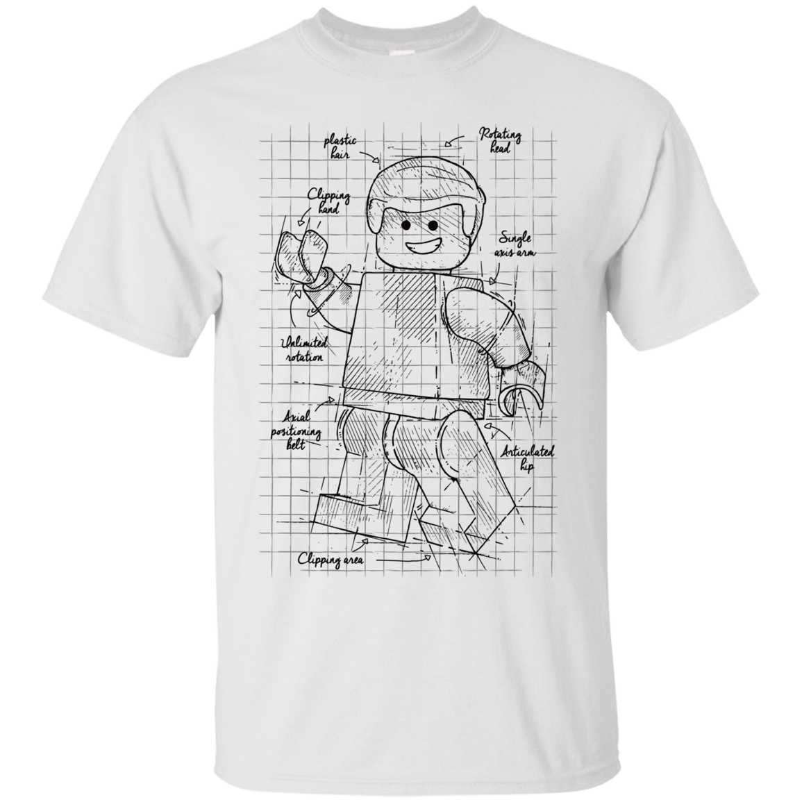 T-Shirts White / S Lego Plan T-Shirt