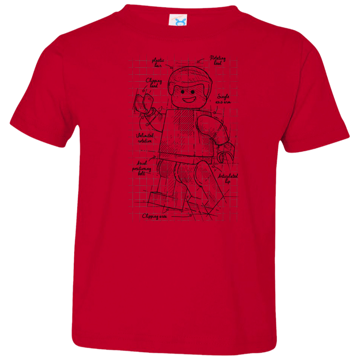 T-Shirts Red / 2T Lego Plan Toddler Premium T-Shirt